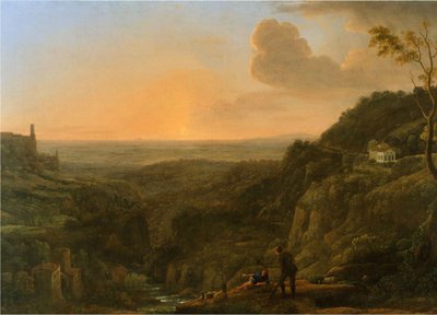 A View of the Roman Campagna from Tivoli by Claude Lorrain